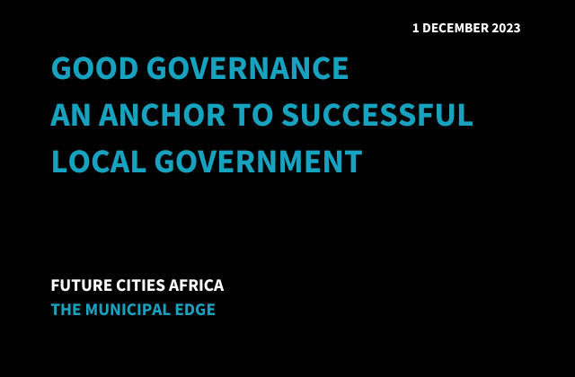 Good Governance: An Anchor To Successful Local Government - Webinar